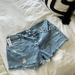 NWT AGOLDE // Parker Vintage Cut-off Jean Short Size 32
